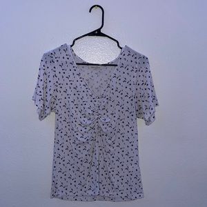 Large Flower Blouse